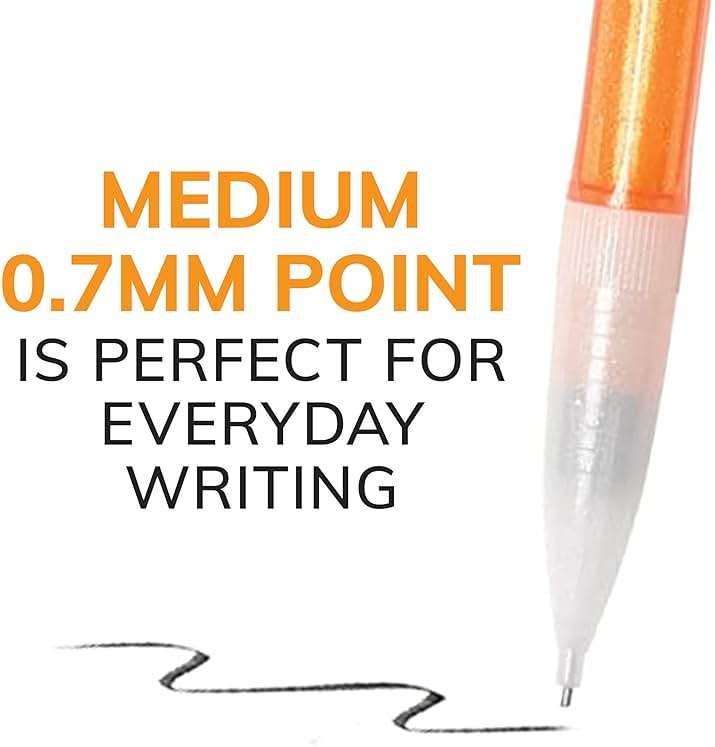BIC Xtra-Sparkle Number 2 Mechanical Pencils With Erasers, Medium Point (0.7mm), 24-Count Pack, Mechanical Pencils for School Supplies - Image 3