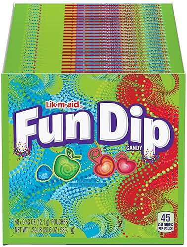 Fun Dip Assorted Flavor Party Pack - 48 Piece Pack, 0.43 oz Packets - Image 1