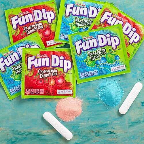 Fun Dip Assorted Flavor Party Pack - 48 Piece Pack, 0.43 oz Packets - Image 6