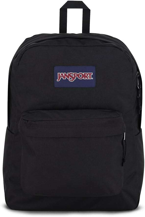 JanSport SuperBreak One Backpacks - Durable, Lightweight Bookbag with 1 Main Compartment, Front Utility Pocket with Built-in Organizer - Premium Backpack, Black - Image 1