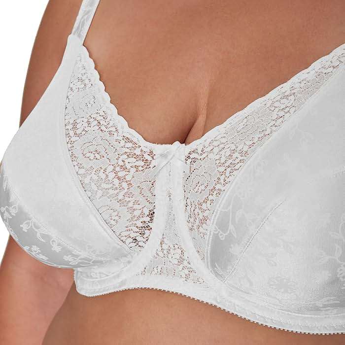 Playtex Women's Secrets Love My Curves Signature Floral Underwire Full Coverage Bra US4422 - Image 3