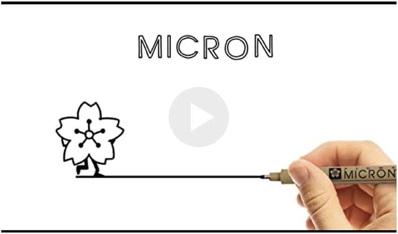 SAKURA Pigma Micron Fineliner Pens - Archival Black Ink Pens - Pens for Writing, Drawing, or Journaling - Assorted Point Sizes - 6 Pack - Image 7