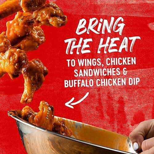 Frank's RedHot Hot Sauce, Original, Made with Cayenne Peppers, Ready-To-Use, Shake or Pour Over Chicken Wings, Sandwiches, Pizza, and More for the Perfect Bend of Flavor and Heat, 23 fl oz - Image 12