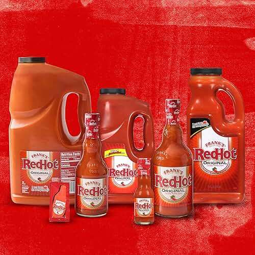 Frank's RedHot Hot Sauce, Original, Made with Cayenne Peppers, Ready-To-Use, Shake or Pour Over Chicken Wings, Sandwiches, Pizza, and More for the Perfect Bend of Flavor and Heat, 23 fl oz - Image 19