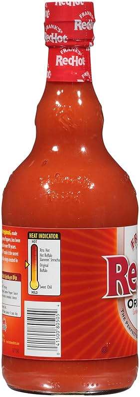 Frank's RedHot Hot Sauce, Original, Made with Cayenne Peppers, Ready-To-Use, Shake or Pour Over Chicken Wings, Sandwiches, Pizza, and More for the Perfect Bend of Flavor and Heat, 23 fl oz - Image 26