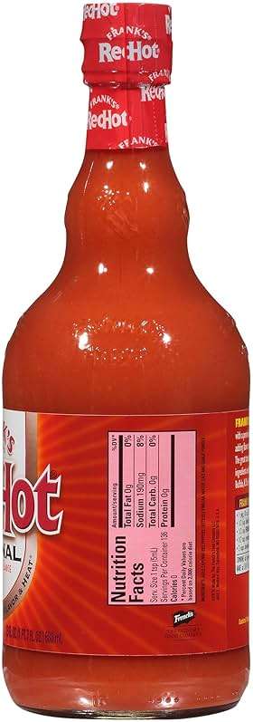 Frank's RedHot Hot Sauce, Original, Made with Cayenne Peppers, Ready-To-Use, Shake or Pour Over Chicken Wings, Sandwiches, Pizza, and More for the Perfect Bend of Flavor and Heat, 23 fl oz - Image 27