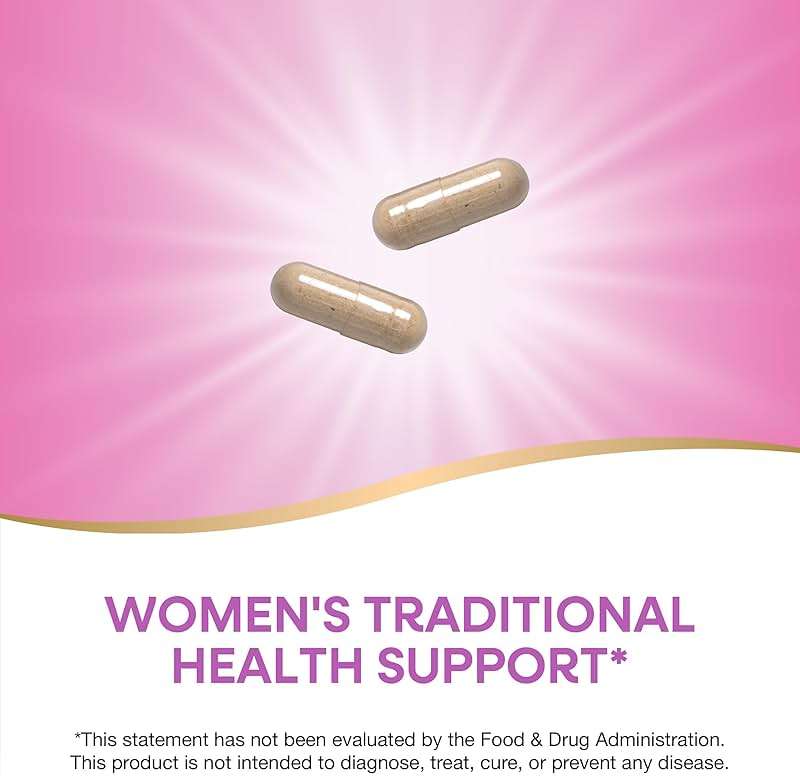 Nature's Way Wild Yam Root Capsules, Women's Traditional Health Support*, 700 mg per 2-Capsule Serving, Non-GMO Project Verified, 100 Vegan Capsules (Packaging May Vary) - Image 4