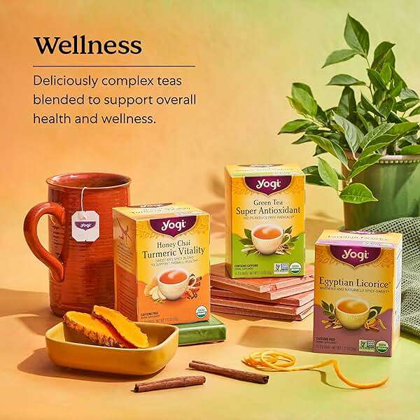 Yogi Tea - Green Tea Kombucha (6 Pack) - Supplies Antioxidants to Support Overall Health - Contains Caffeine - 96 Organic Green Tea Bags - Image 5