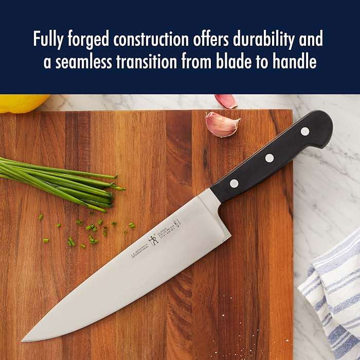 HENCKELS Classic Razor-Sharp 3-Piece Kitchen Knife Set, Chef Knife, Paring Knife, Utility Knife, German Engineered Informed by 100+ Years of Mastery, Stainless Steel - Image 5