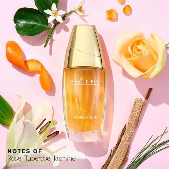 Estée Lauder Beautiful Eau de Parfum Spray with Notes of Rose, Lily, Tuberose & Orange Flower | Floral Perfume for Women | Perfumes for Women - Image 2