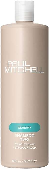 Paul Mitchell Shampoo Two, Clarifying Shampoo, Deep Cleanses + Removes Buildup, For All Hair Types, Especially Oily Hair, 16.9 fl. oz. - Image 1