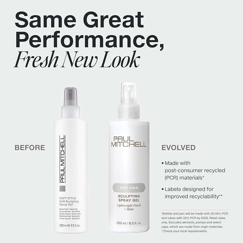 Paul Mitchell Soft Sculpting Spray Gel, Natural Hold, Soft Finish, For All Hair Types - Image 2