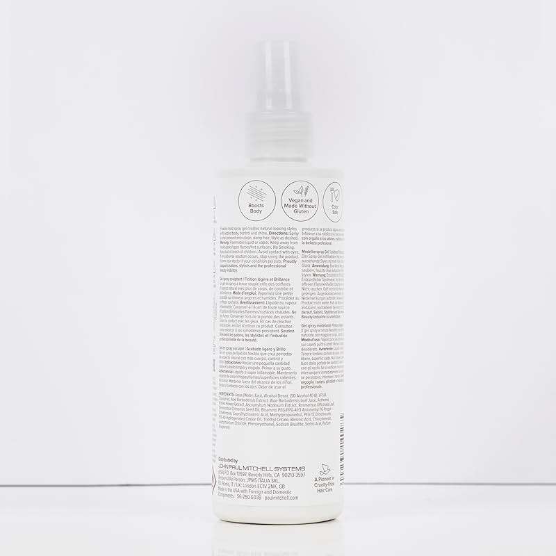 Paul Mitchell Soft Sculpting Spray Gel, Natural Hold, Soft Finish, For All Hair Types - Image 7