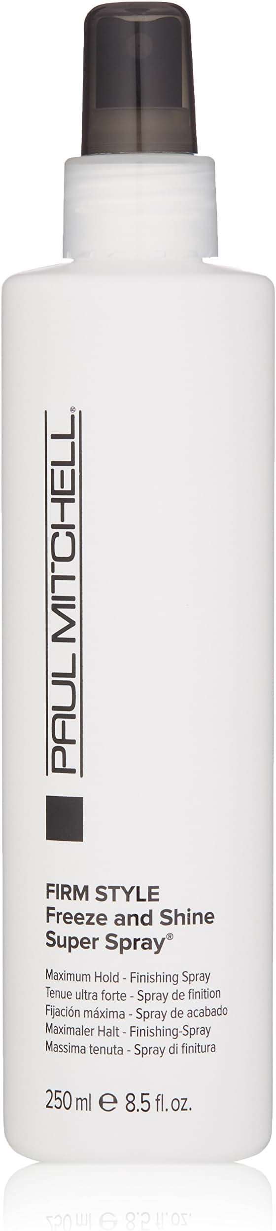 Paul Mitchell Freeze and Shine Super Hairspray, Maximum Hold, Shiny Finish Hairspray, For Coarse Hair - Image 1