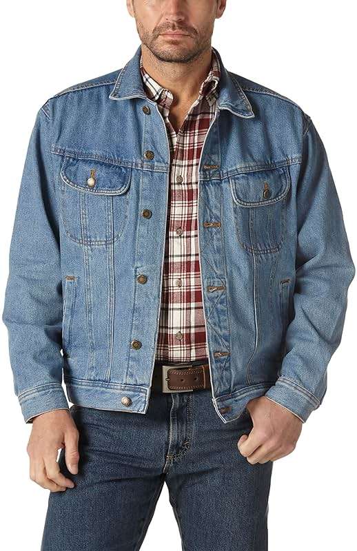 Wrangler Men's Rugged Wear Unlined Denim Jacket - Image 1