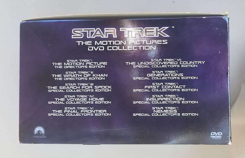 Star Trek: The Motion Pictures Collection (Motion Picture/ Wrath of Khan/ Search for Spock/ Voyage Home/ Final Frontier/ Undiscovered Country/ Generations/ First Contact/ Insurrection/ Nemesis) - Image 2