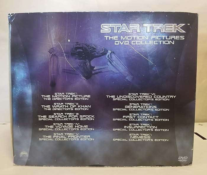Star Trek: The Motion Pictures Collection (Motion Picture/ Wrath of Khan/ Search for Spock/ Voyage Home/ Final Frontier/ Undiscovered Country/ Generations/ First Contact/ Insurrection/ Nemesis) - Image 3