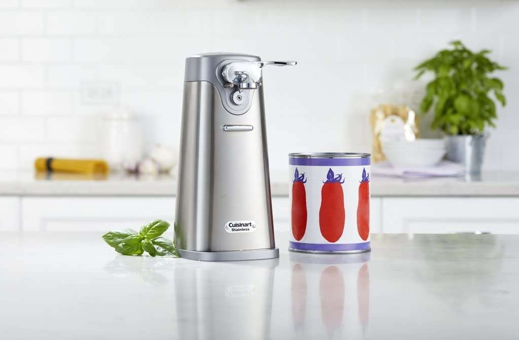 Cuisinart SCO-60 Deluxe Electric Can Opener, Quality-Engineered Motor System Allows you to Open Any Size Can, Stainless Steel - Image 2