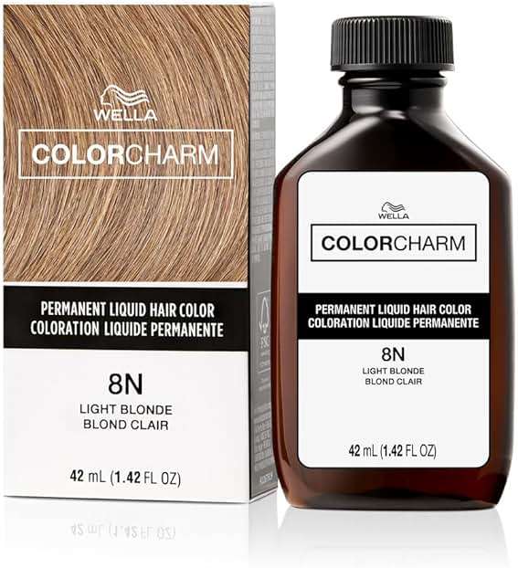 WELLA Color Charm Permanent Liquid Hair Color for Gray Coverage, Natural Light Blonde - Image 2