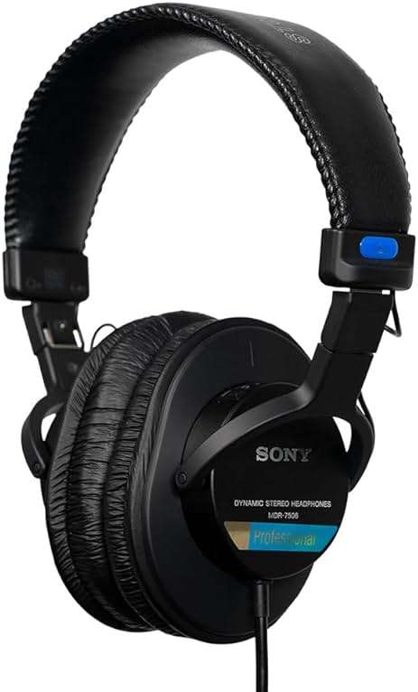 Sony MDR7506 Professional Large Diaphragm Headphone - Image 1