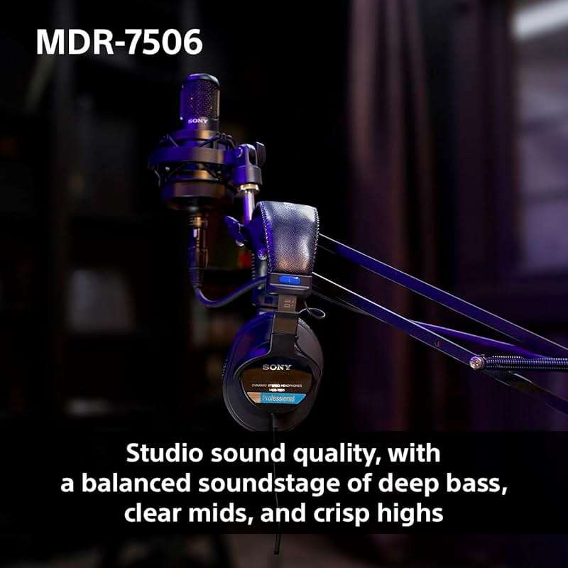 Sony MDR7506 Professional Large Diaphragm Headphone - Image 5