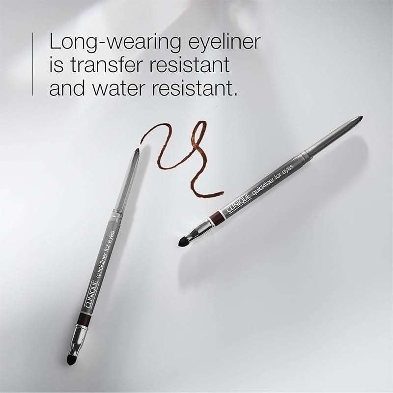 Clinique Quickliner For Eyes Eyeliner Pencil | Water Resistant, Smudge Resistant + Safe For Sensitive Eyes | 11 Shades - Image 3