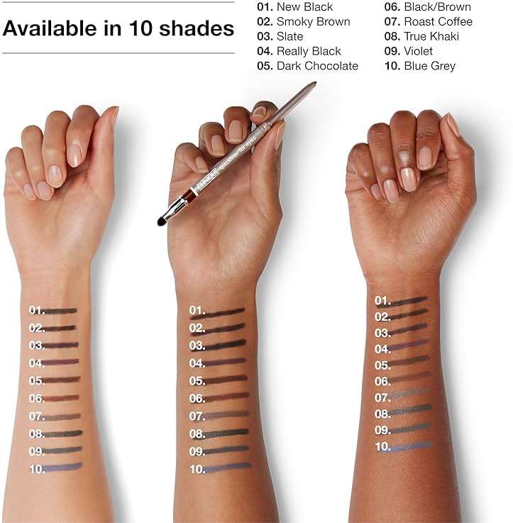 Clinique Quickliner For Eyes Eyeliner Pencil | Water Resistant, Smudge Resistant + Safe For Sensitive Eyes | 11 Shades - Image 6