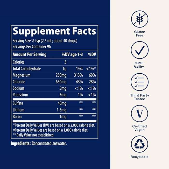 Trace Minerals ConcenTrace Trace Mineral Drops | Supports Energy, Digestion, Bone Health & Hydration, 70+ Ionic Trace Minerals w/Magnesium, Chloride & Potassium | Keto, Vegan & Non-GMO | 96 Servings - Image 2