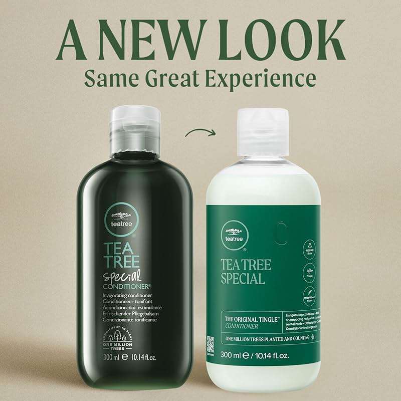 Tea Tree Special Conditioner, Detangles, Smooths + Softens, For All Hair Types - Image 2