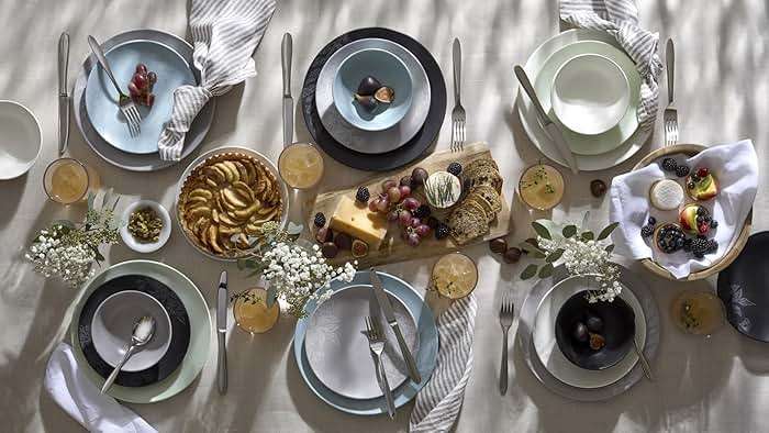 Oneida Silverware Set For 8, Mooncrest 45-Piece Everyday Flatware Set with Serving Utensils, Service For 8, 18/0 Stainless Steel and Dishwasher Safe, Knives Spoons And Forks Sets (Silver, 45 Piece) - Image 16