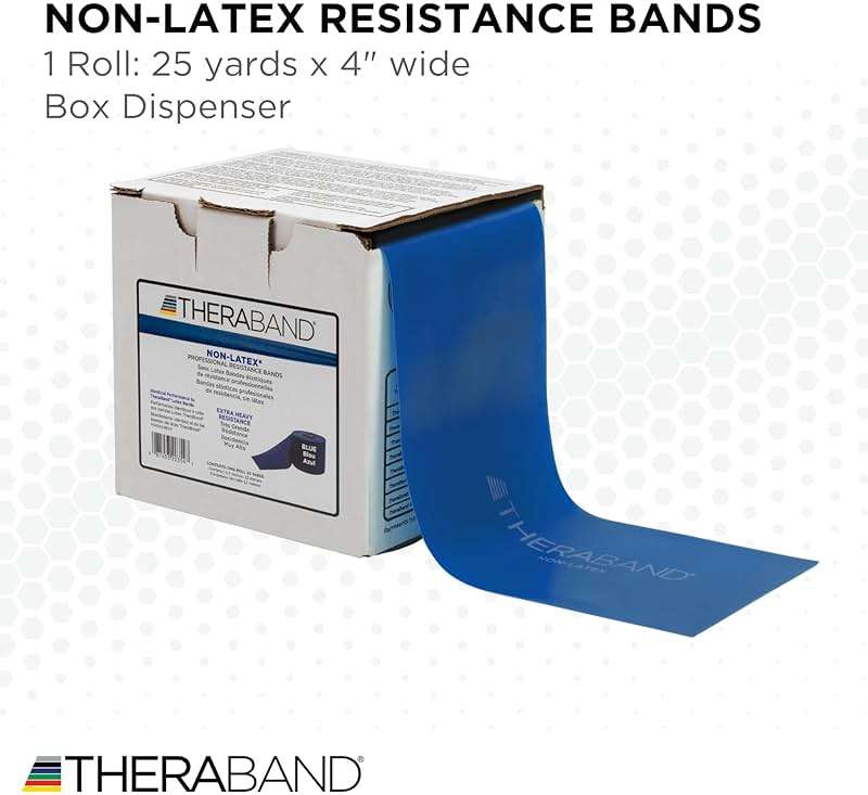 THERABAND Resistance Band, Gold, Max, 25-Yard Roll, Latex-Free, Elastic Band for Exercise, Physical Therapy, Yoga, Pilates, Stretching, Home Workouts, Color-Coded for Easy Resistance Levels - Image 2