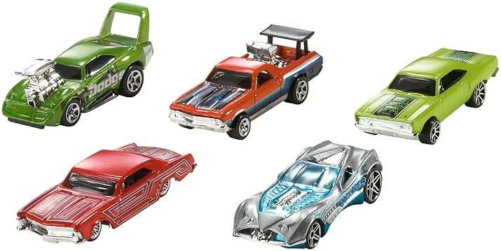 Hot Wheels Set of 10 1:64 Scale Toy Trucks and Cars for Kids and Collectors, Styles May Vary (Amazon Exclusive) - Image 9