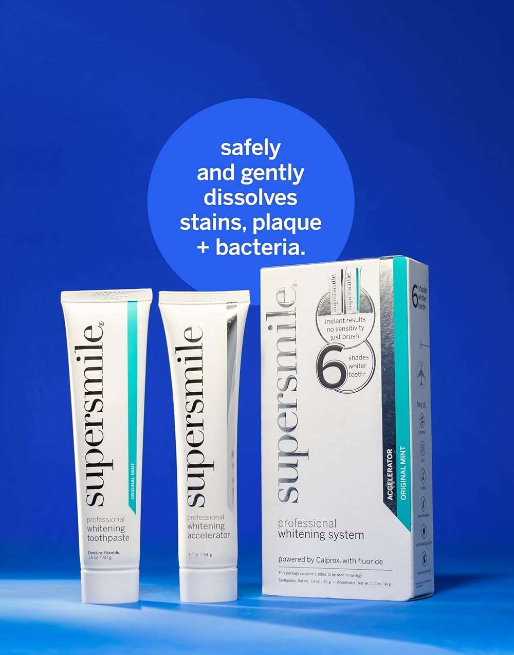 Supersmile Teeth Whitening System - Whitening Toothpaste and Accelerator - Whitens Up to 7 Shades - Image 6