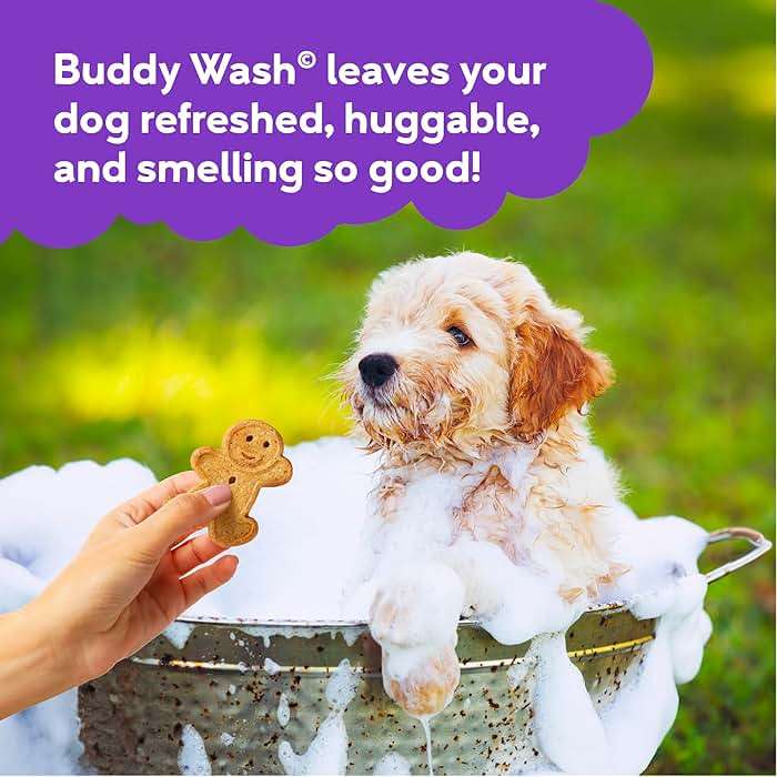 Buddy Wash 2-in-1 Dog Shampoo and Conditioner for Dog Grooming, Lavender & Mint, 1 gal. Bottle - Image 5