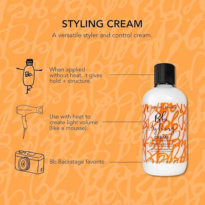 Bumble and bumble. Hair Styling Cream For Versatile Control | Builds Body, Creates Sleek Looks + Enhances Curls | Air Dry or Heat Style | For Fine to Medium Curly, Wavy, Straight Hair, 8.5 Fl Oz - Image 4