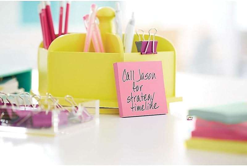 Post-it Pop-up Notes, 12 Sticky Note Pads, 3 x 3 in., School Supplies, Office Products, Accordion Sticky Notes Work with Pop-Up Note Dispenser, Beachside Café Collection - Image 2