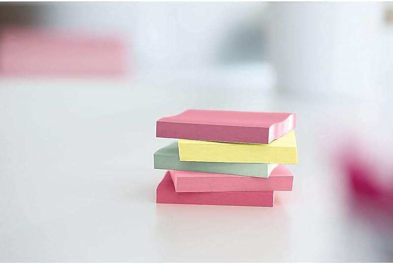 Post-it Pop-up Notes, 12 Sticky Note Pads, 3 x 3 in., School Supplies, Office Products, Accordion Sticky Notes Work with Pop-Up Note Dispenser, Beachside Café Collection - Image 4