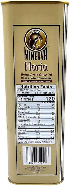 Horio Greek Olive Oil Extra Virgin Cold Pressed Organic, Perfect for Salads and Marinades, Frying Oil, 3 Liter (101.4 fl oz) - Image 2