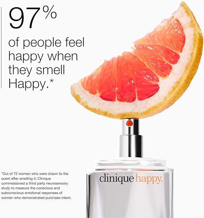 Clinique Happy Eau de Parfum Spray | Notes of Grapefruit, Bergamot, Hawaiian Wedding Flower + Spring Mimosa | Perfumes for Women - Image 3