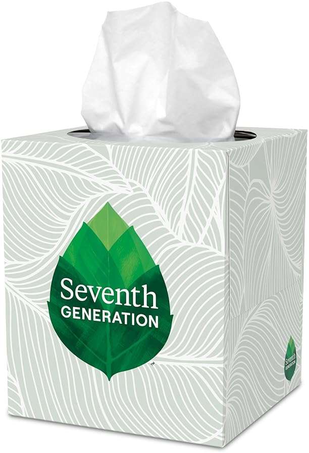 Seventh Generation Facial Tissue, 2-Ply Sheets, 85-Count Boxes (Pack of 36) - Image 1