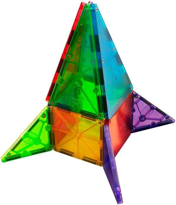 MAGNA-TILES Classic 32-Piece Magnetic Construction Set, The ORIGINAL Magnetic Building Brand - Image 11