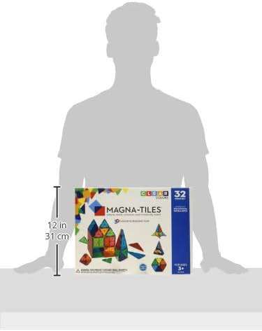 MAGNA-TILES Classic 32-Piece Magnetic Construction Set, The ORIGINAL Magnetic Building Brand - Image 6