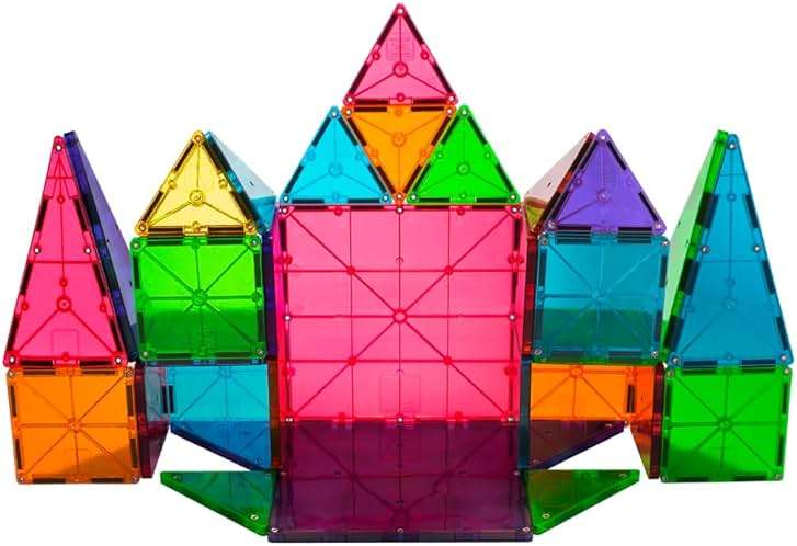 MAGNA-TILES Classic 32-Piece Magnetic Construction Set, The ORIGINAL Magnetic Building Brand - Image 8