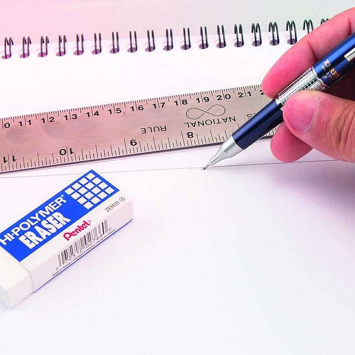 Pentel Sharp Kerry Automatic Pencil, 0.7mm Lead Size, Blue Barrel, 1 Pen (P1037C) - Image 2