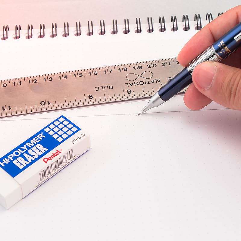 Pentel Sharp Kerry Mechanical Pencil (0.7mm), Black Barrel, 1 Pencil (P1037A) - Image 2