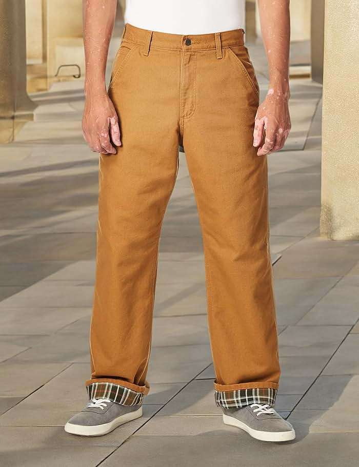 Carhartt Men's Loose Straight Washed Duck Lined Dungaree - Image 2