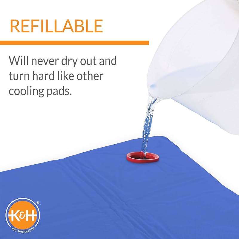K&H Pet Products Coolin' Pet Pad Blue Small 15 X 11 Inches - Image 3