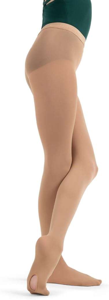 Capezio Girls 2-6X Ultra Soft Transition Tights - Image 3