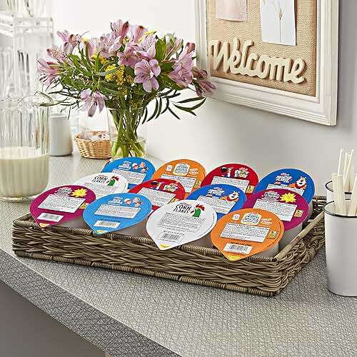 Kellogg's Breakfast Cereal Cups, Kids Snacks, Family Breakfast, Variety Pack (96 Cups) - Image 2