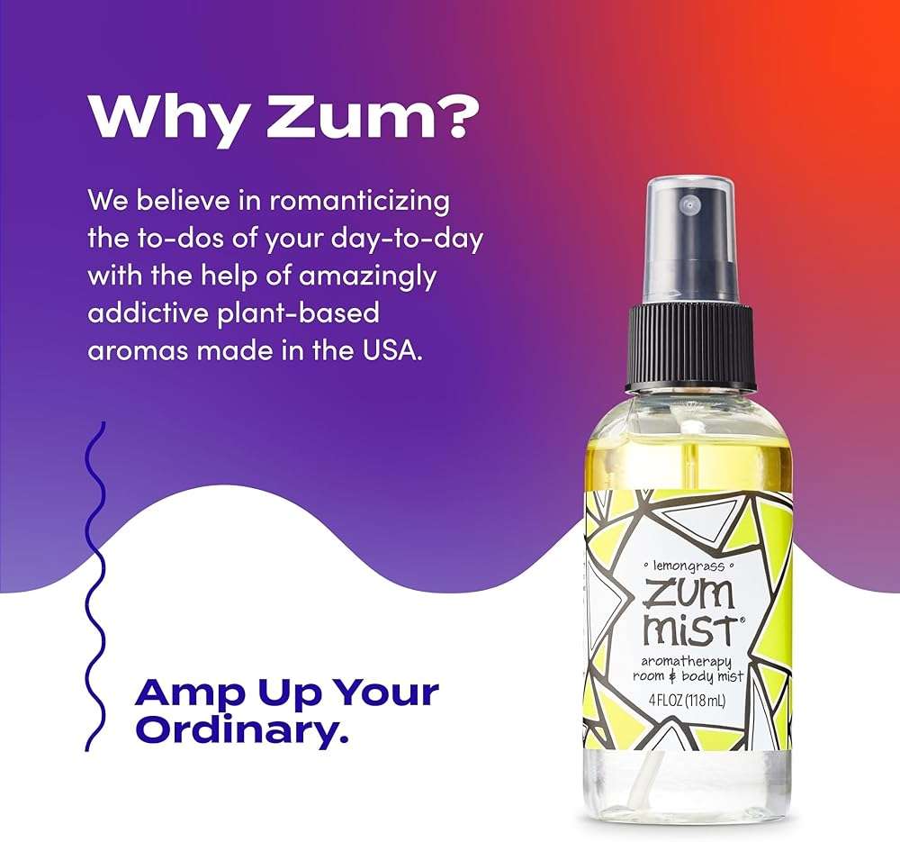 Indigo Wild Zum Mist Room & Body Spray - Aromatherapy Essential Oil Spray - Natural Body Mist & Room Spray - Lemongrass Scent - 4 fl oz - Image 6
